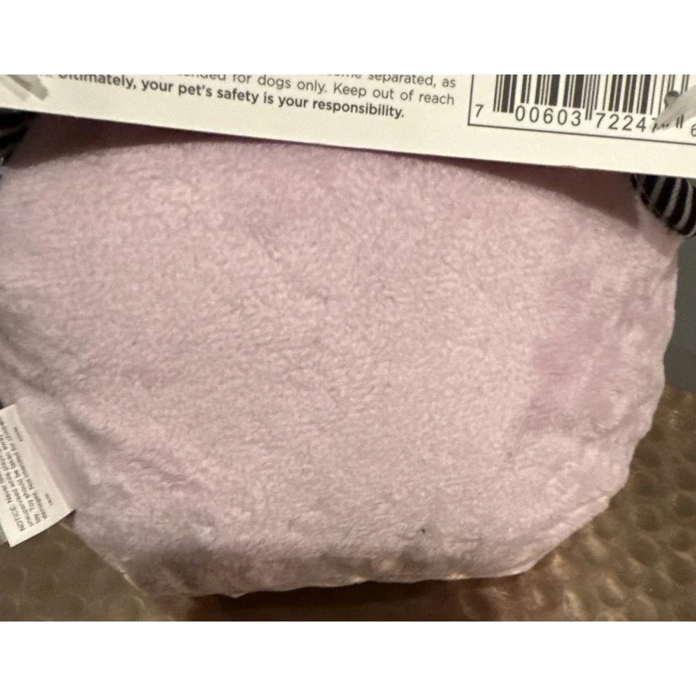 Outward Hound Fattiez Haunted House Plush Squeaky Stuffed Dog Toy Bat Skull Web
